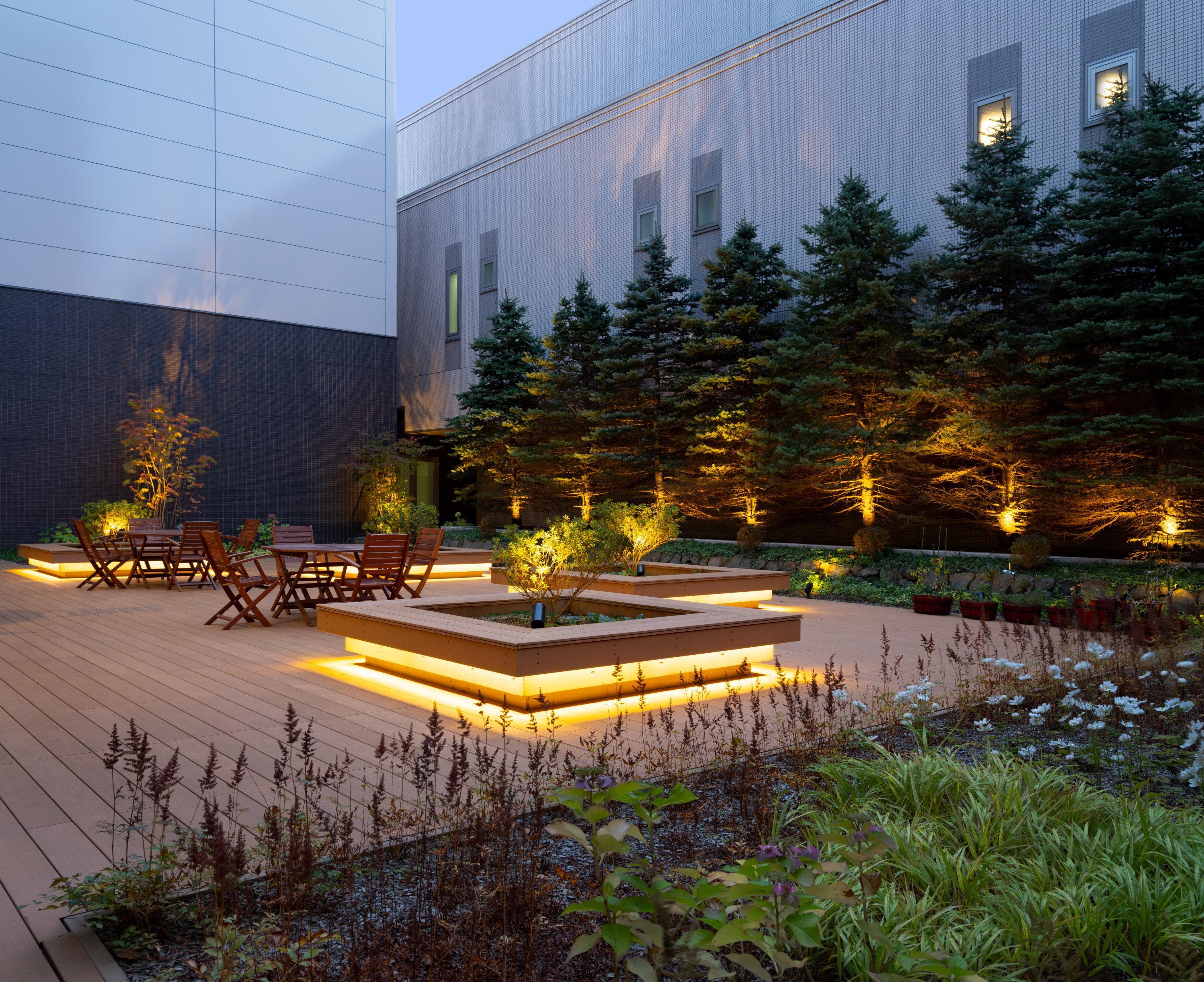 Ana Crowne Plaza Chitose By Ihg Hotel Exterior photo The rooftop garden